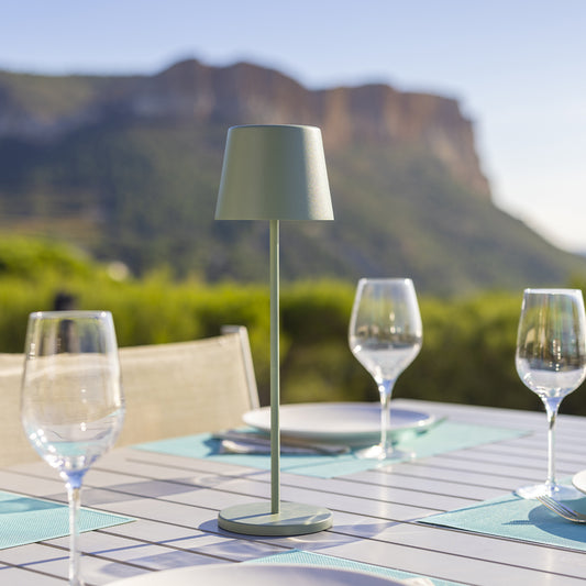 KELLY OLIVE H38cm dimmable white LED white LED wireless touch desk lamp