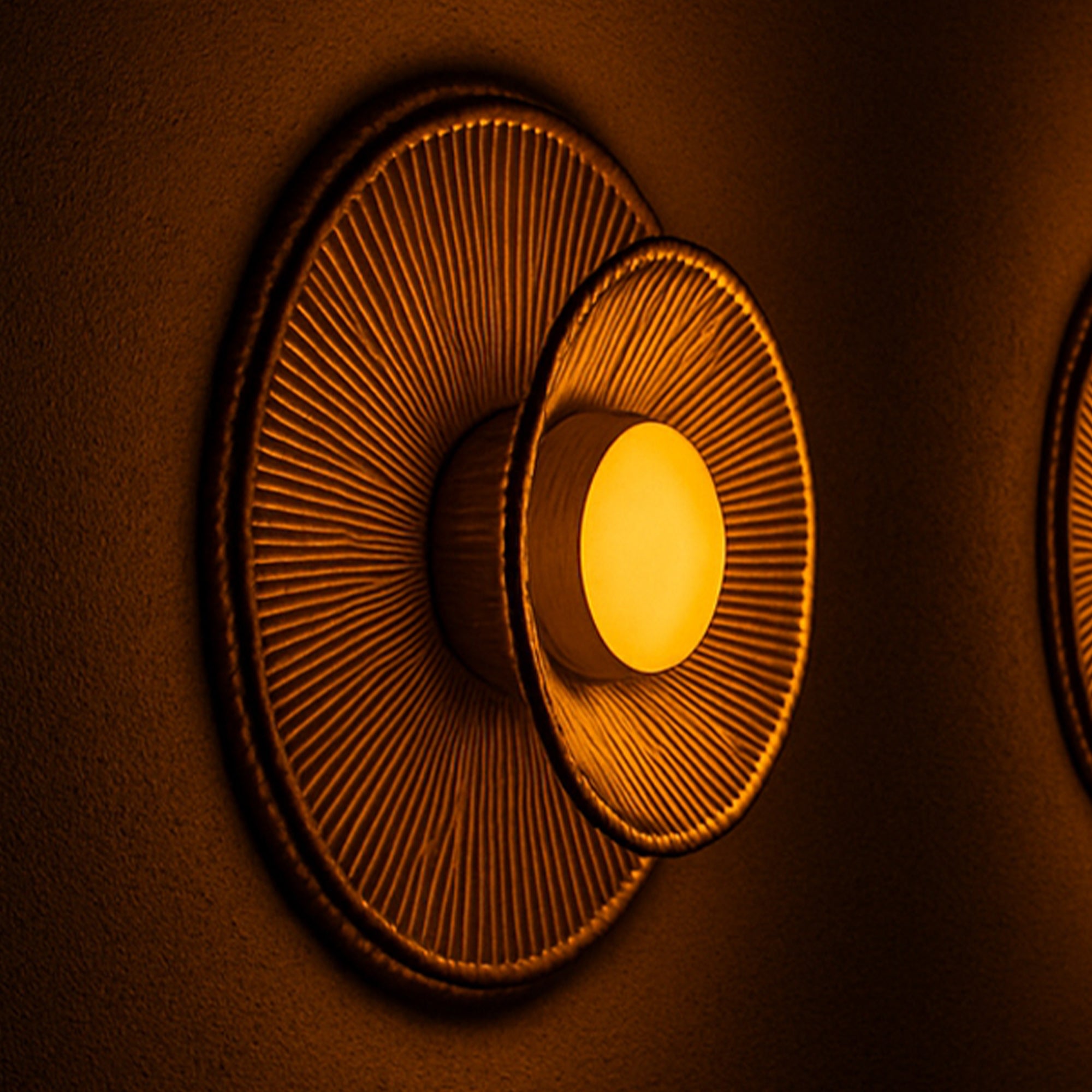 Applique murale LED Shine-Wood, largeur 21 cm, chêne/noir, bois | Lumories