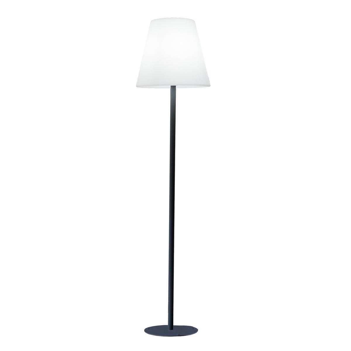 Lampadaire sans fil pied metal LED multicolore dimmable STANDY H150cm avec télécommande - REDDECO.com