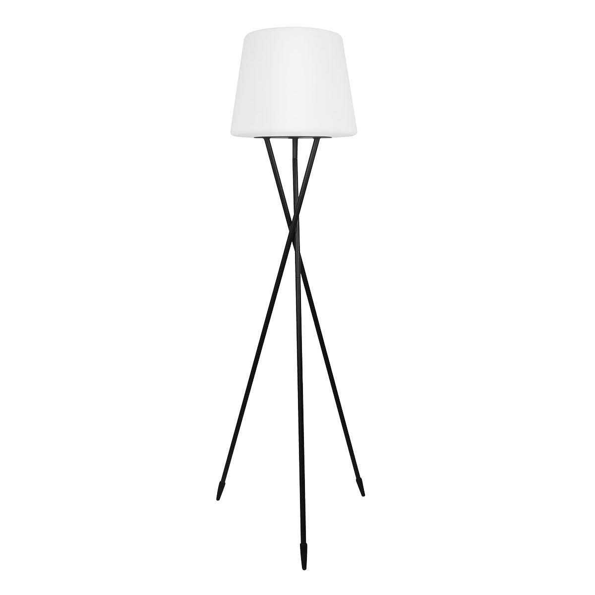 Lampadaire trépied sans fil LED multicolore dimmable TRY H150cm avec télécommande - REDDECO.com