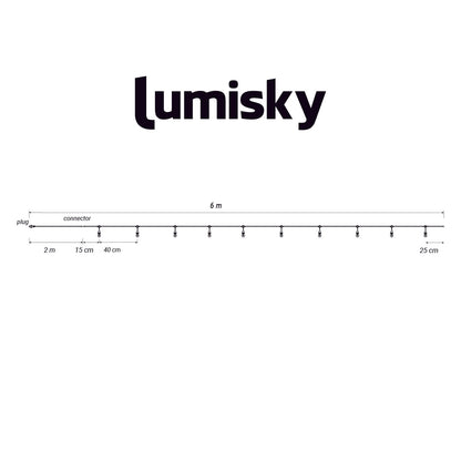 4x MAFY LIGHT CONNECTABLE 18M