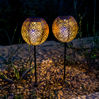 2 Balises solaires à planter AGADIR H45cm –