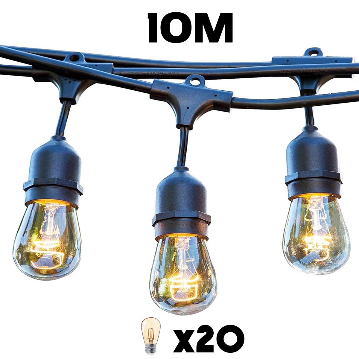 2x MAFY LIGHT CONNECTABLE 10M