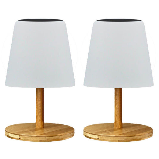 2x STANDY MINI WOOD SOLAR