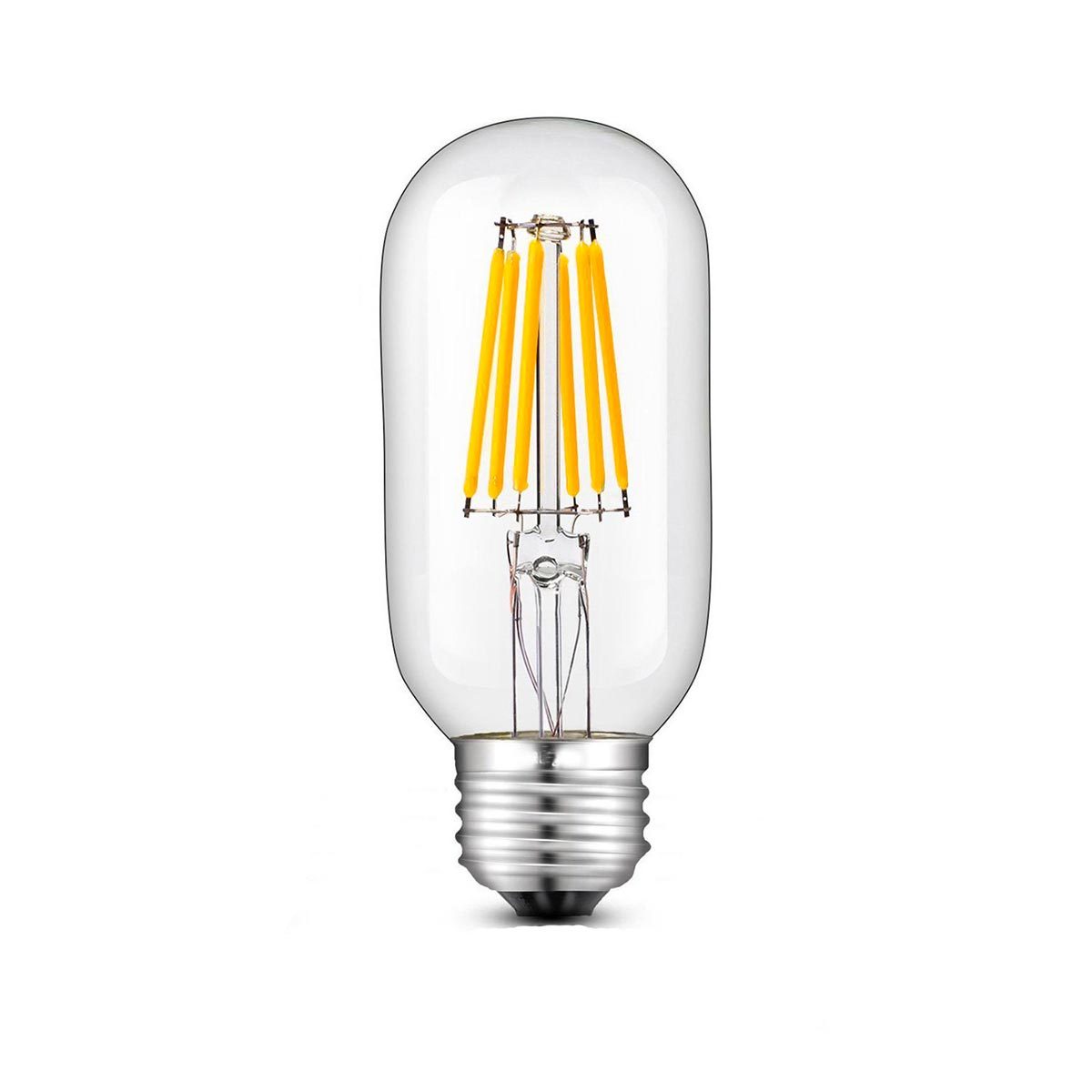 Ampoule filament LED E27 blanc chaud SEDNA E27 T45 6W H12cm - REDDECO.com