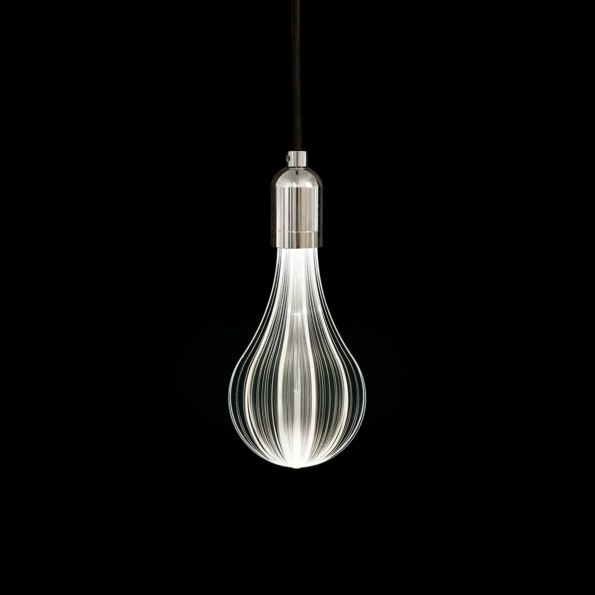 Ampoule LED plexiglass transparent E27 blanc chaud BONNIE MOON H21cm - REDDECO.com
