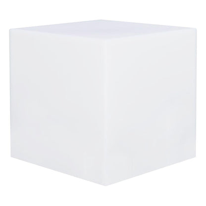 Cube lumineux tabouret sans fil LED multicolore dimmable CARRY 40cm avec télécommande et socle à induction - REDDECO.com