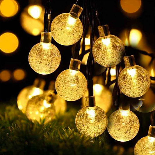 YMing Guirlande lumineuse d'intérieur et d'extérieur, 2,4 m 8 modes 72 guirlandes  lumineuses à LED enfichables, bibliothèque de jardin pour fête de mariage,  décoration de Noël, blanc chaud : : Luminaires et