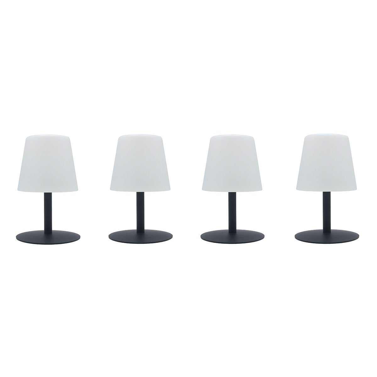 JAZZ lampe pliable LED blanc/gris métal - myunilux