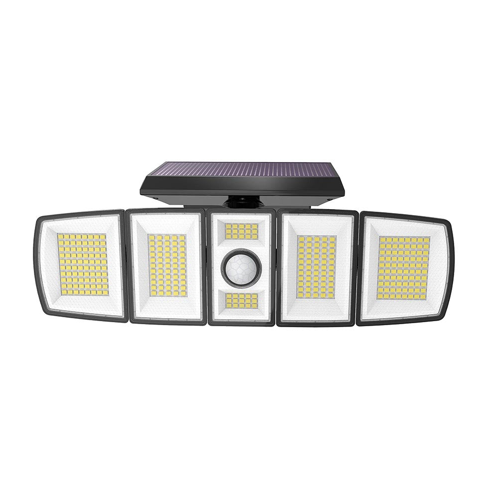 Solar floodlight powerful lighting 1000 lumens cold white LED ANDOVER XL with motion detector